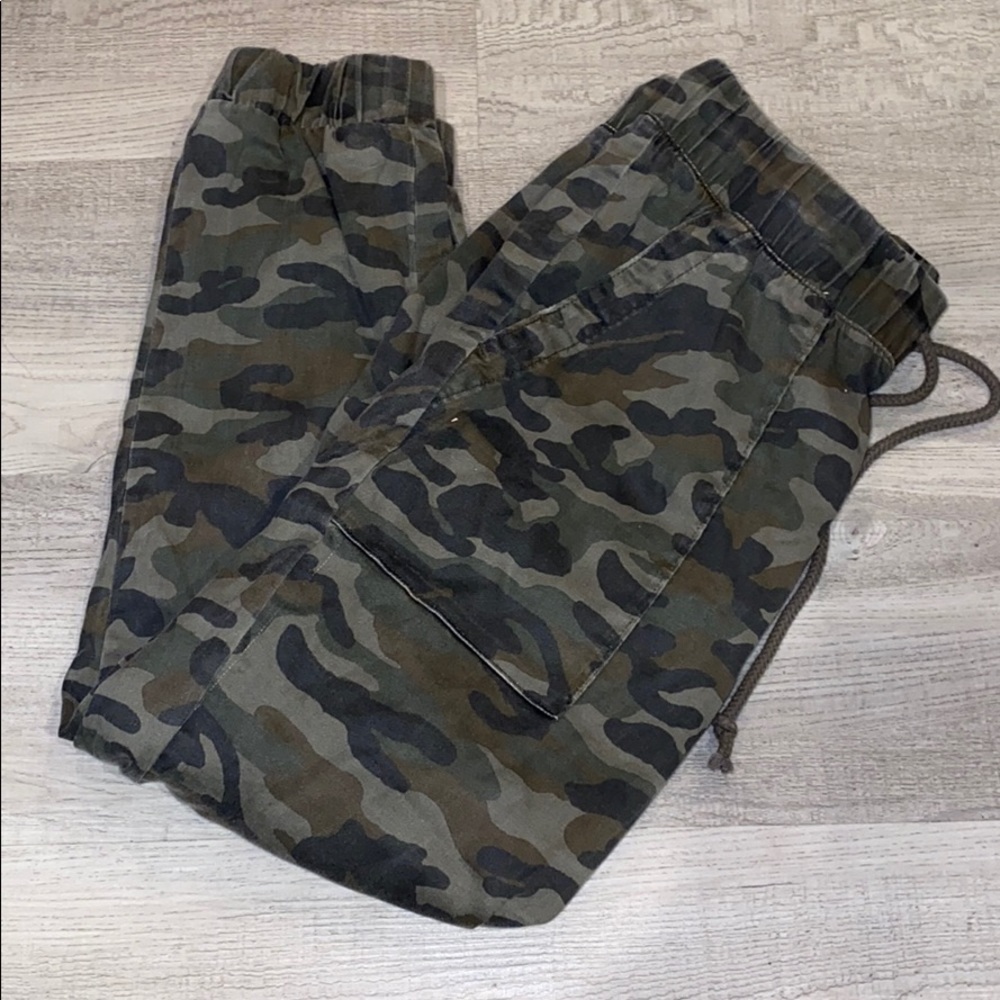 Camouflage Cargo Jogger Pants